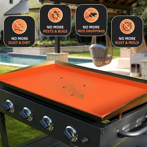 Blackstone 36" Silicone Griddle Mat - Heavy Duty Food Grade BBQ Cover for Rust, Grease & Dirt Protection