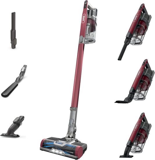 Shark Cordless Vacuum Cleaner - Lightweight & Portable with HEPA Filter | 40-Min Runtime, Red