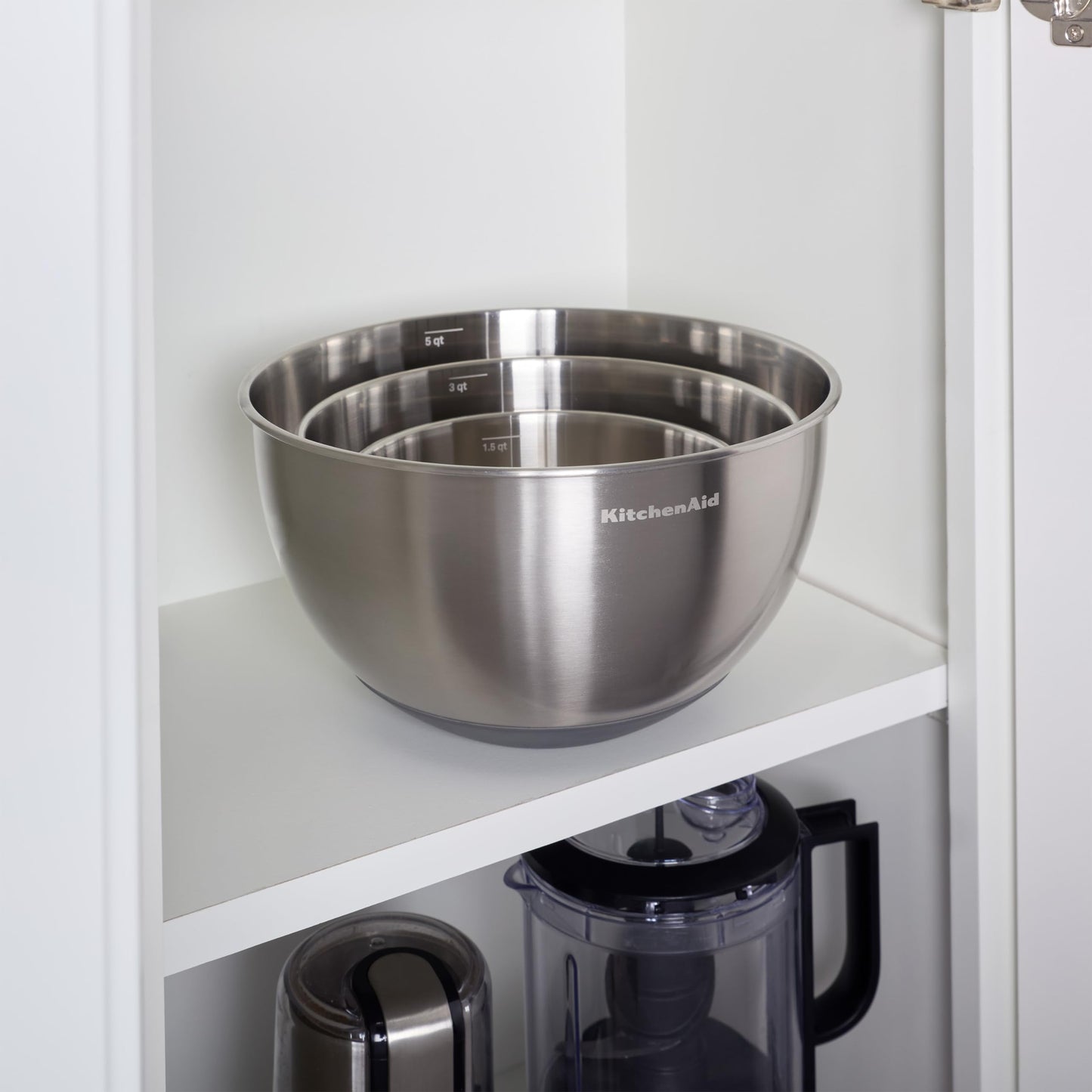 KitchenAid Stainless Steel Mixing Bowls, Set of 3