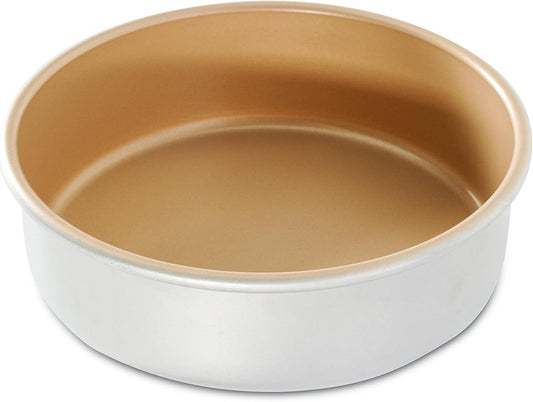 Nordic Ware Naturals Nonstick 8-Inch Round Cake Pan - Perfect for Baking Delicious Cakes