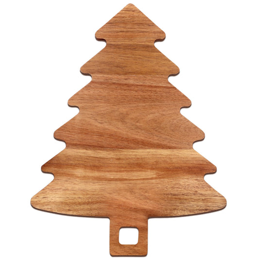 Unique Christmas Tree Charcuterie Boards Gifts Decor Acacia Wood Cutting Boards Christmas Tree Vegetable Platters Wooden Xmas Cheese Board Presents Festive Veggie Trays Xmas Fruit Appetizer Platter