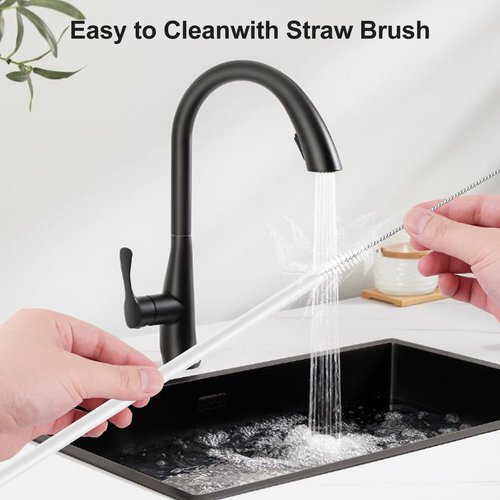 Joshey 8-Pack Replacement Straws for Stanley IceFlow 2.0 Flip Tumbler 30oz (Only) | Fit Stanley IceFlow Flip Straw Lid | BPA-Free Drink Straws with 2 Cleaning Brushes, IceFlow 2.0 Accessories Parts