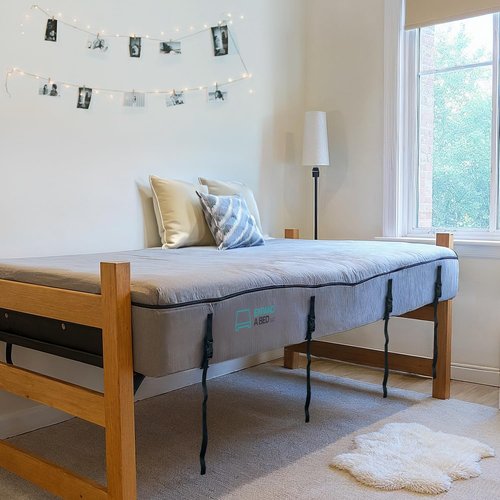 Expand a Bed 3-Inch Twin XL Mattress Topper - Lumbar Support & Cooling Gel Memory Foam - Breathable, Medium-Firm Design with Washable Cover