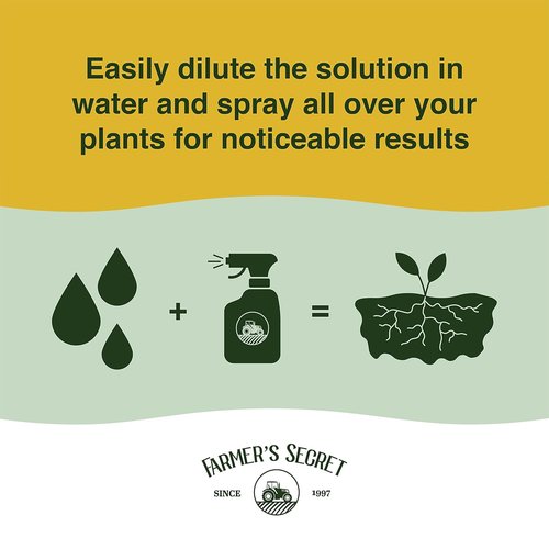 Farmer’s Secret - Indoor & Outdoor Plant Booster - Promotes Sustainable Growth - 8 Ounces