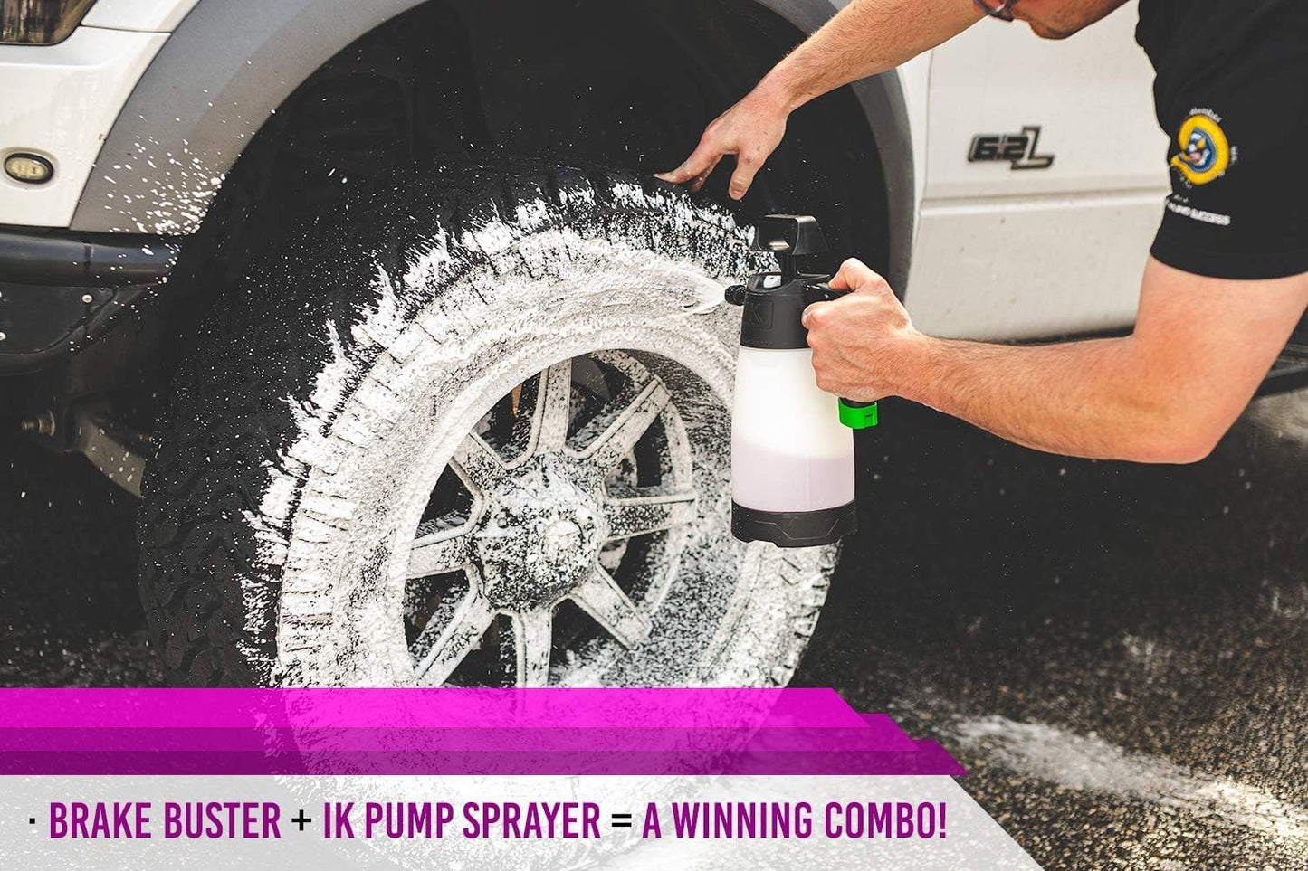 P & S Professional Detail Products - Brake Buster Wheel & Tire Cleaner - Non-Acid Formula, Safe for All Wheels - 1 Gallon