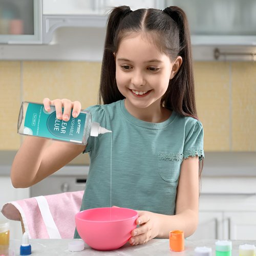 Clear Glue, Washable Liquid Glue 9 Ounces, 2 Count – Slime Glues, Art Crafts, for Home and School Glues, Dries Clear, Non-Toxic