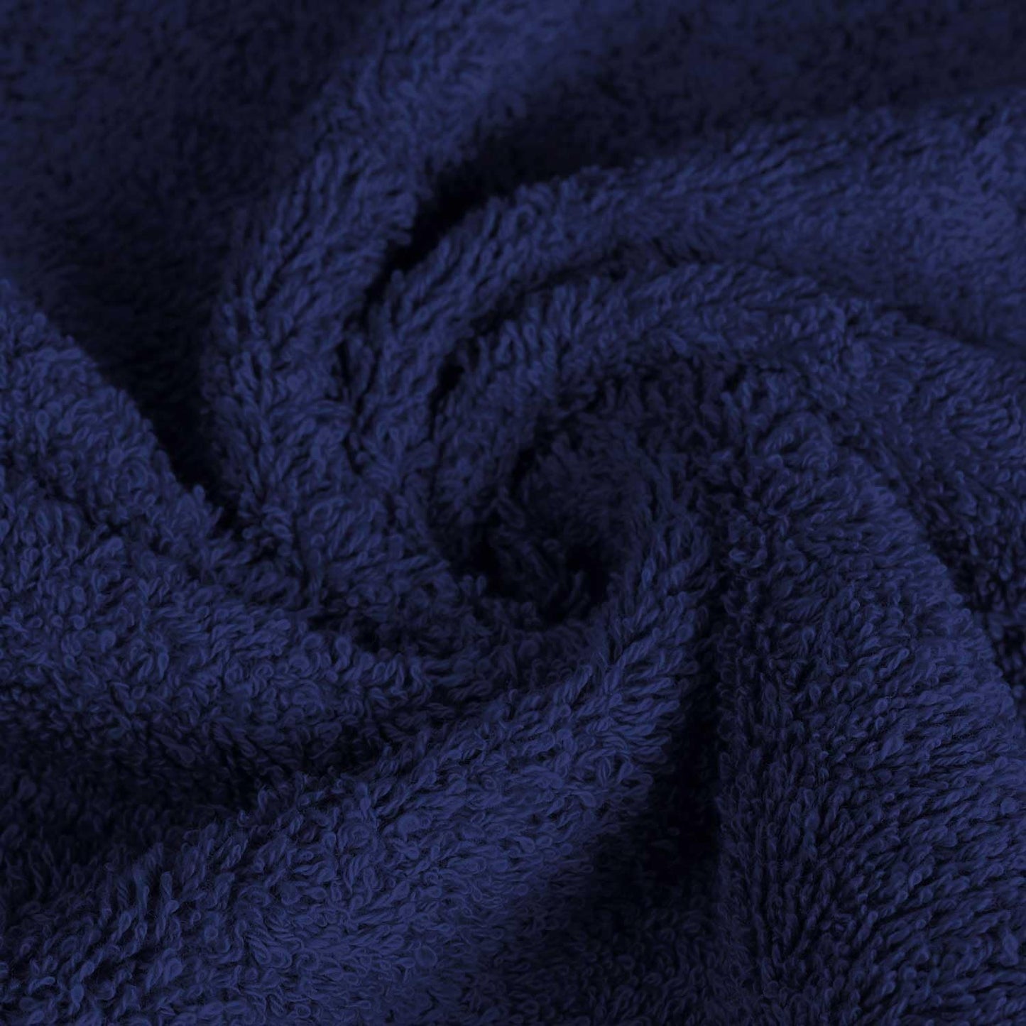 Turkish Towel Set by Skiennix - 100% Cotton 6-Piece Bathroom Towels in Navy | 2 Bath, 2 Hand, 2 Wash Cloths