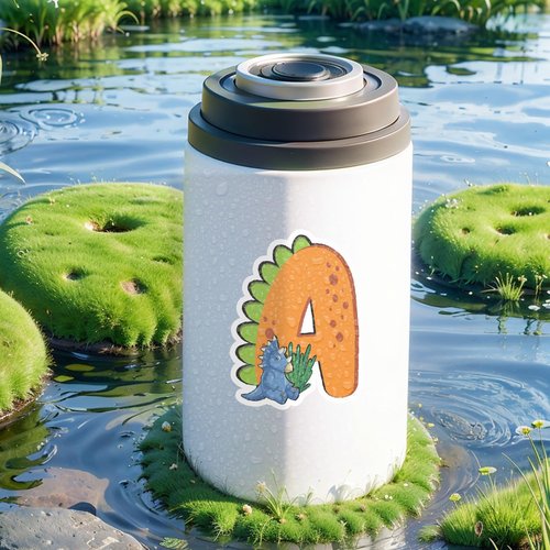 Dinosaur Stickers, 52Pcs Dinosaur Alphabet Stickers for Water Bottle, Laptop, Skateboard, Guitar, Cute Dinosaur Scrapbook Journalin Stickers for Boys and Girls