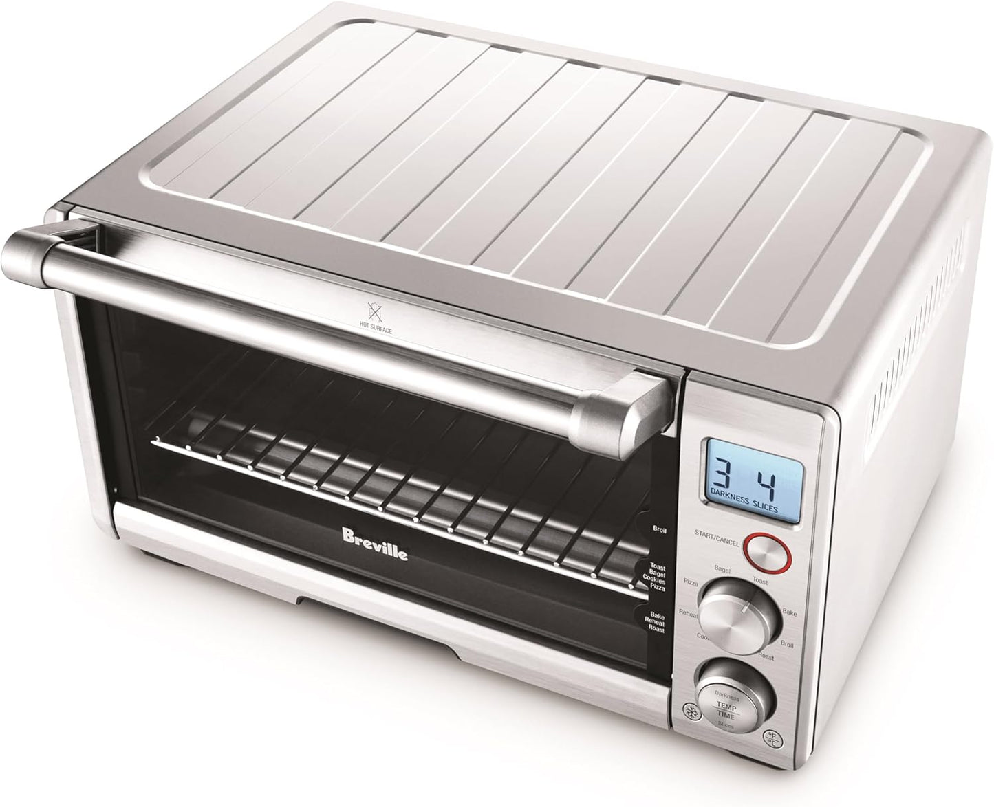 Breville Compact Smart Oven - Versatile Countertop Toaster Oven in Brushed Stainless Steel