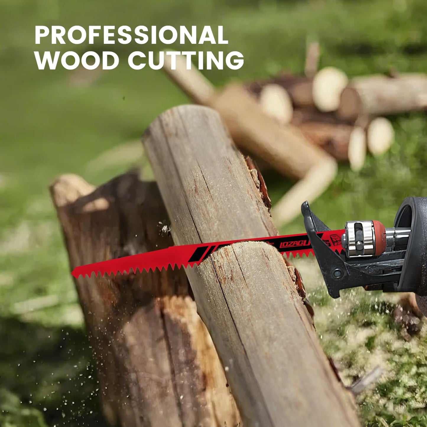 Skiennix 9-Inch Wood Pruning Saw Blades - 6-Piece Set with 5 TPI for Efficient Cutting