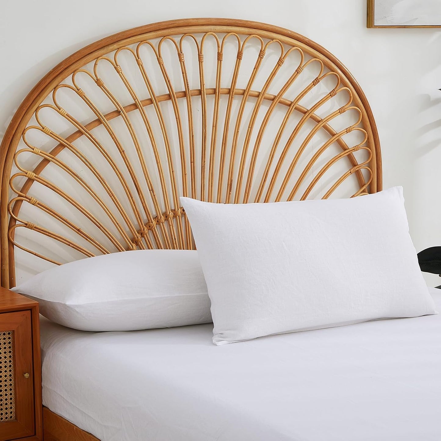 Regine Switzerland 100% French Linen Pillowcase Set - Soft, Breathable Envelope Closure | Luxury Home Gift