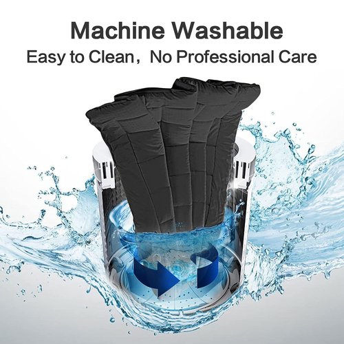 EASELAND Full Size Mattress Pad Pillow Top Cover Quilted Fitted Protector Cotton Top 8-21" Deep Pocket Cooling Mattress Topper (54x75 Inches, Dark Grey)