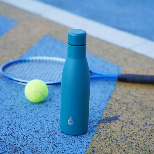 BJPKPK 25oz Insulated Stainless Steel Water Bottle - Reusable Metal Travel Mug | Keeps Drinks Hot or Cold - Laguna