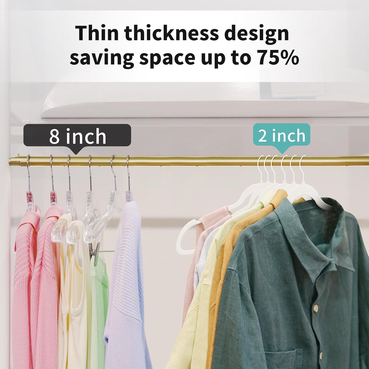 Skiennix Velvet Hangers - 30 Pack Ultra Slim Non-Slip Felt Coat Suit Hangers | Space-Saving 360° Swivel Hook