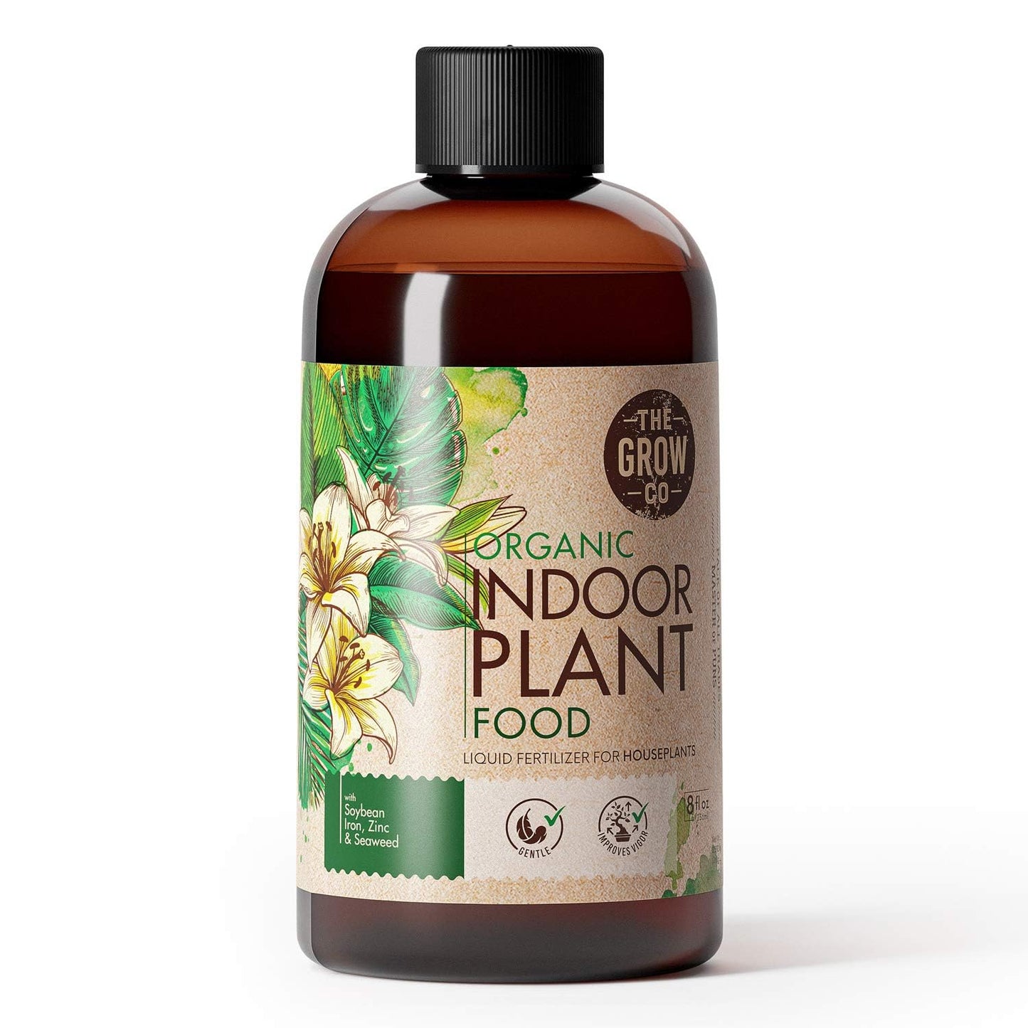 Organic Indoor Plant Food - All-Purpose Liquid Fertilizer for Houseplants & Outdoor Pots | 8 oz
