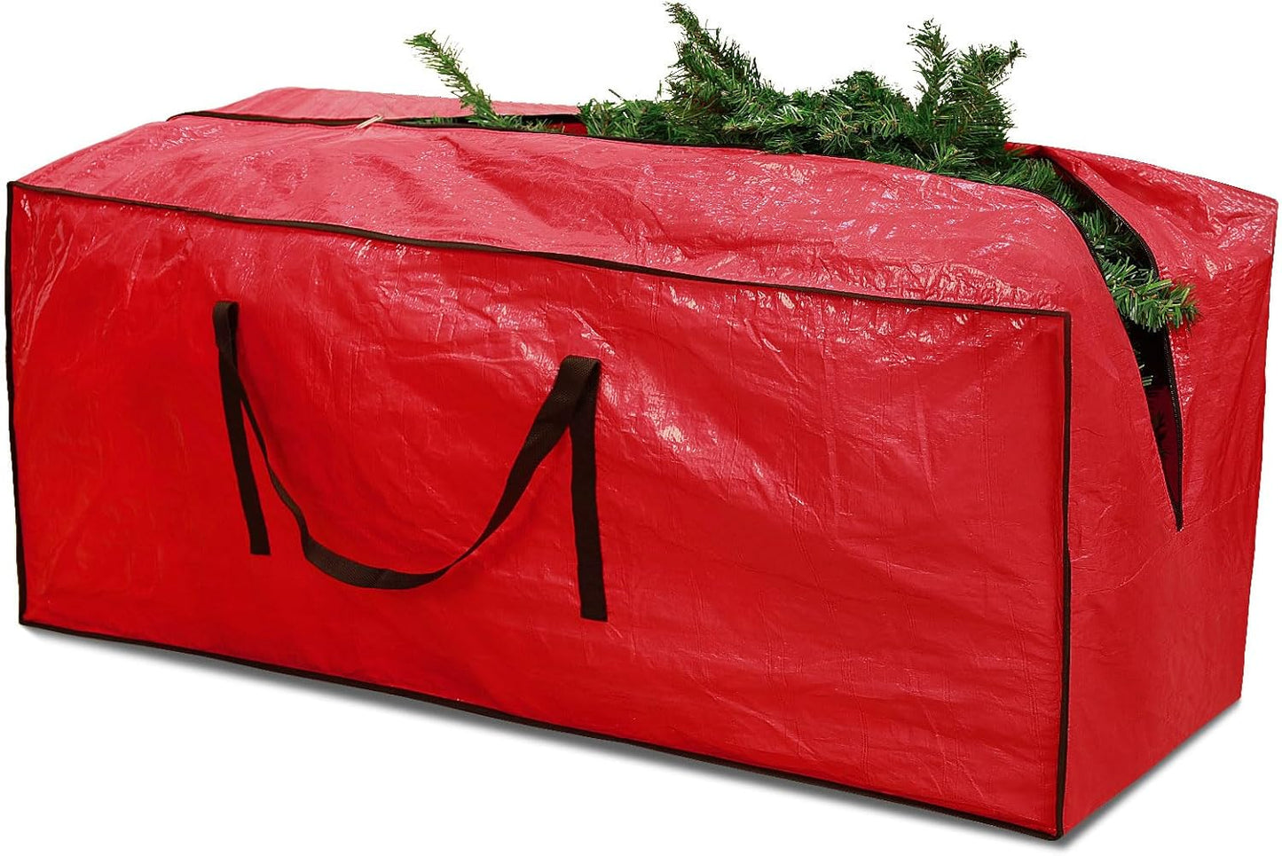 RICHIE Christmas Tree Storage Bag - Fits 7.5 Ft Artificial Trees | Durable, Water-Resistant Design, Red