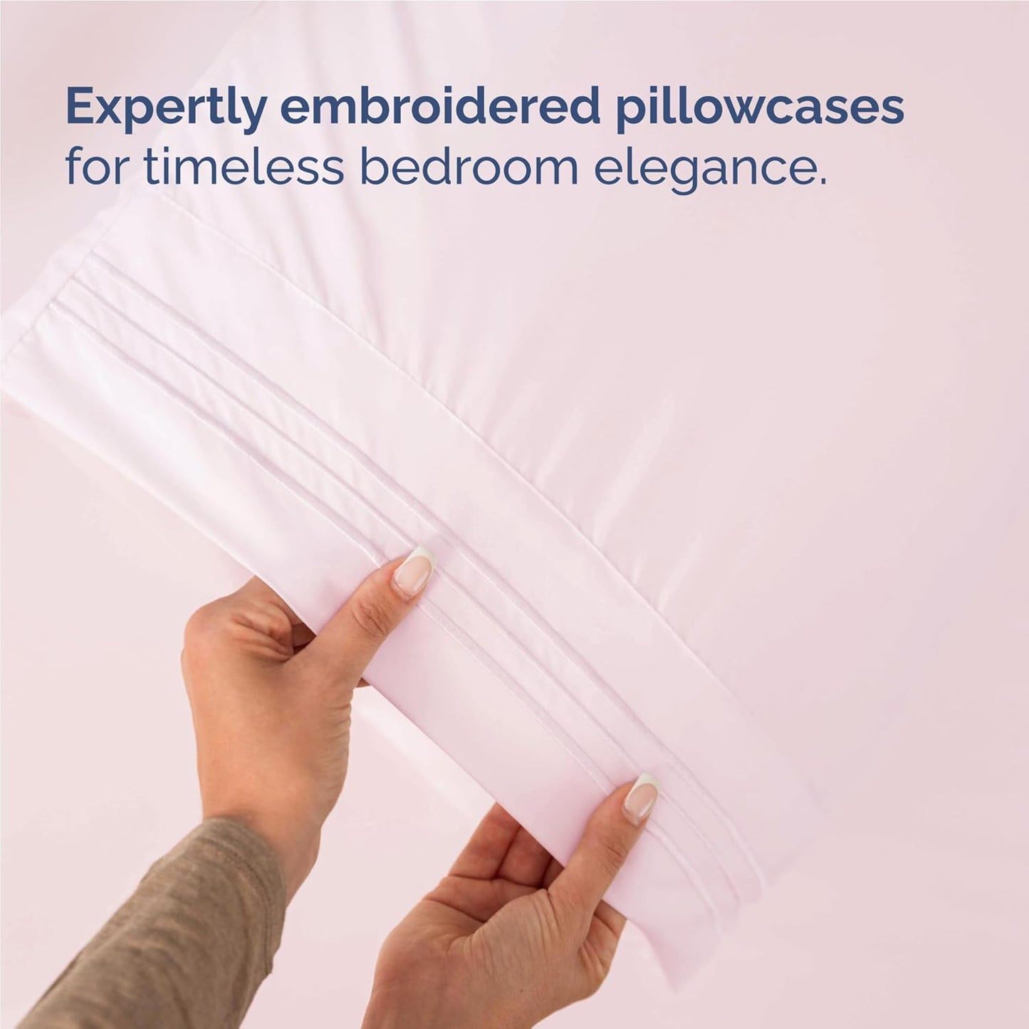 Skiennix Full Size 4-Piece Sheet Set - Comfy Cooling Bed Sheets | Luxury Lavender Pink Bedding, Deep Pockets