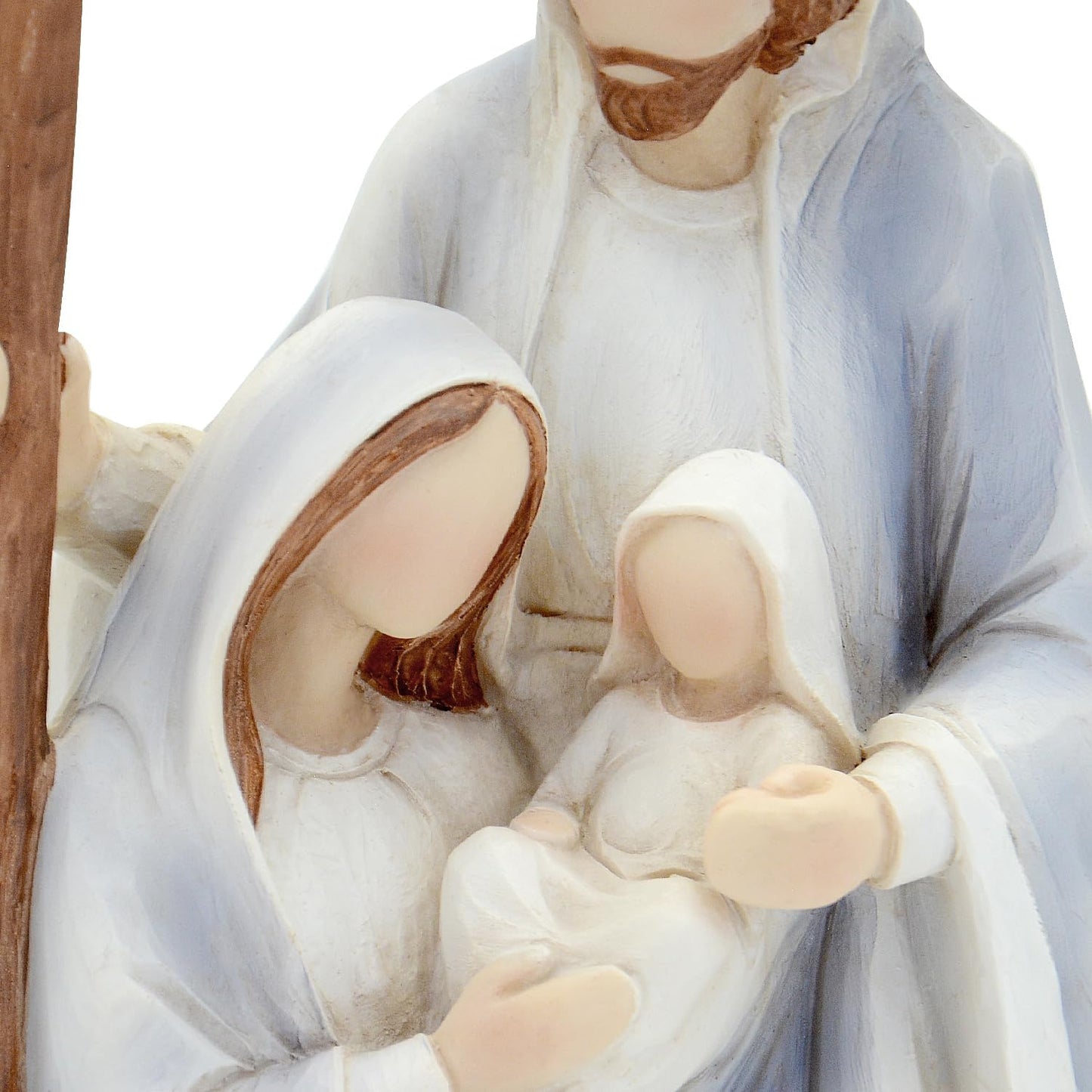Skiennix Christmas Nativity Set - Large Hand-Painted Holy Family Scene | 10" Indoor Figurines