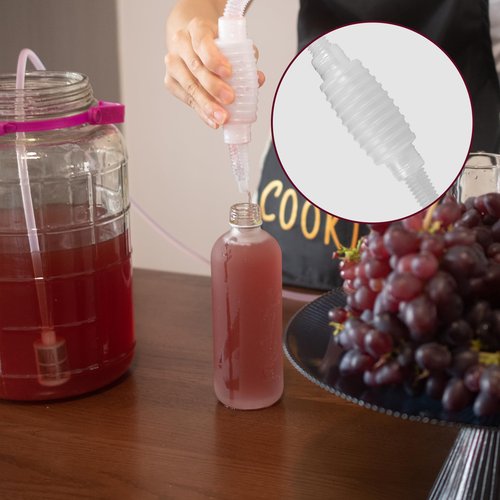 GSD Wine Siphon Tube Hose Beer Siphon Pump for Wine Making Brewing, 2M/6.6FT