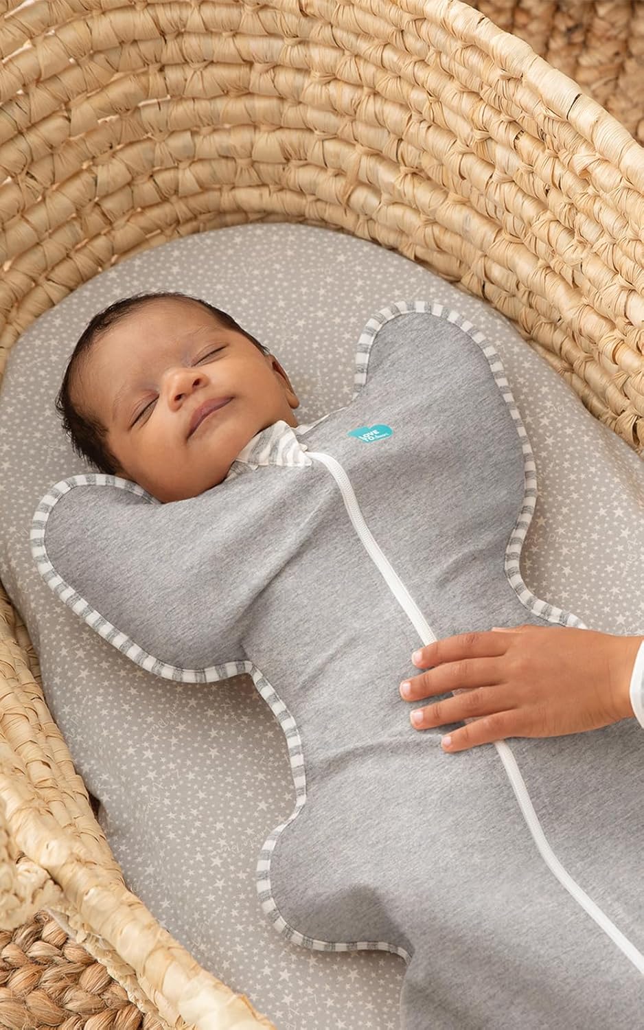 Love to Dream Swaddle UP - Baby Sleep Sack for Self-Soothing | 1.0 TOG, 13-19 lbs, Gray