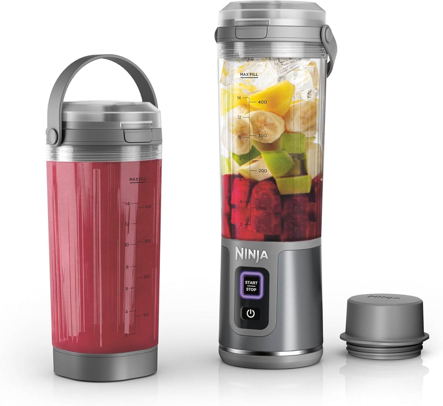 Ninja Blast Portable Blender - Cordless 18oz Personal Blender for Smoothies & Shakes | Leakproof, USB-C, Grey