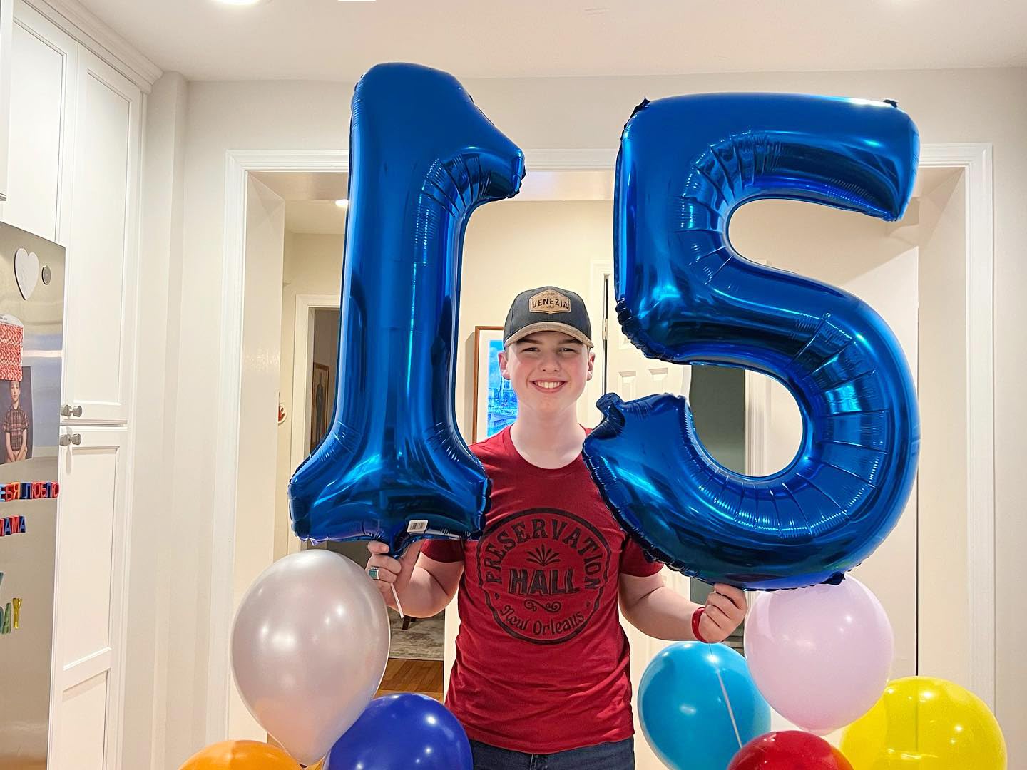 Navy Blue Number 15 Balloon 40 inch, 15 Number Balloons, 15th Navy Blue Birthday Decorations, 15 Year Old Girls Boys Blue Party Supplies