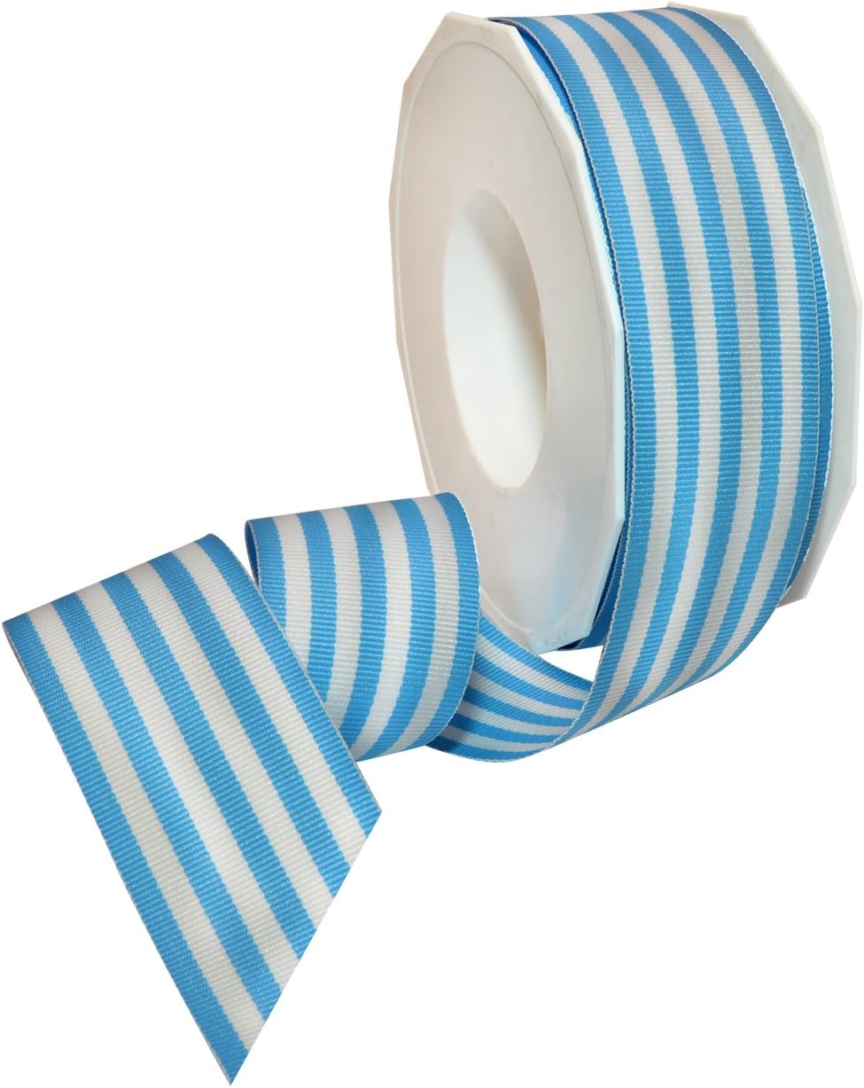 Baby Blue Grosgrain Ribbon - 1.5" x 20 Yards for Party Decorations & Gift Wrapping