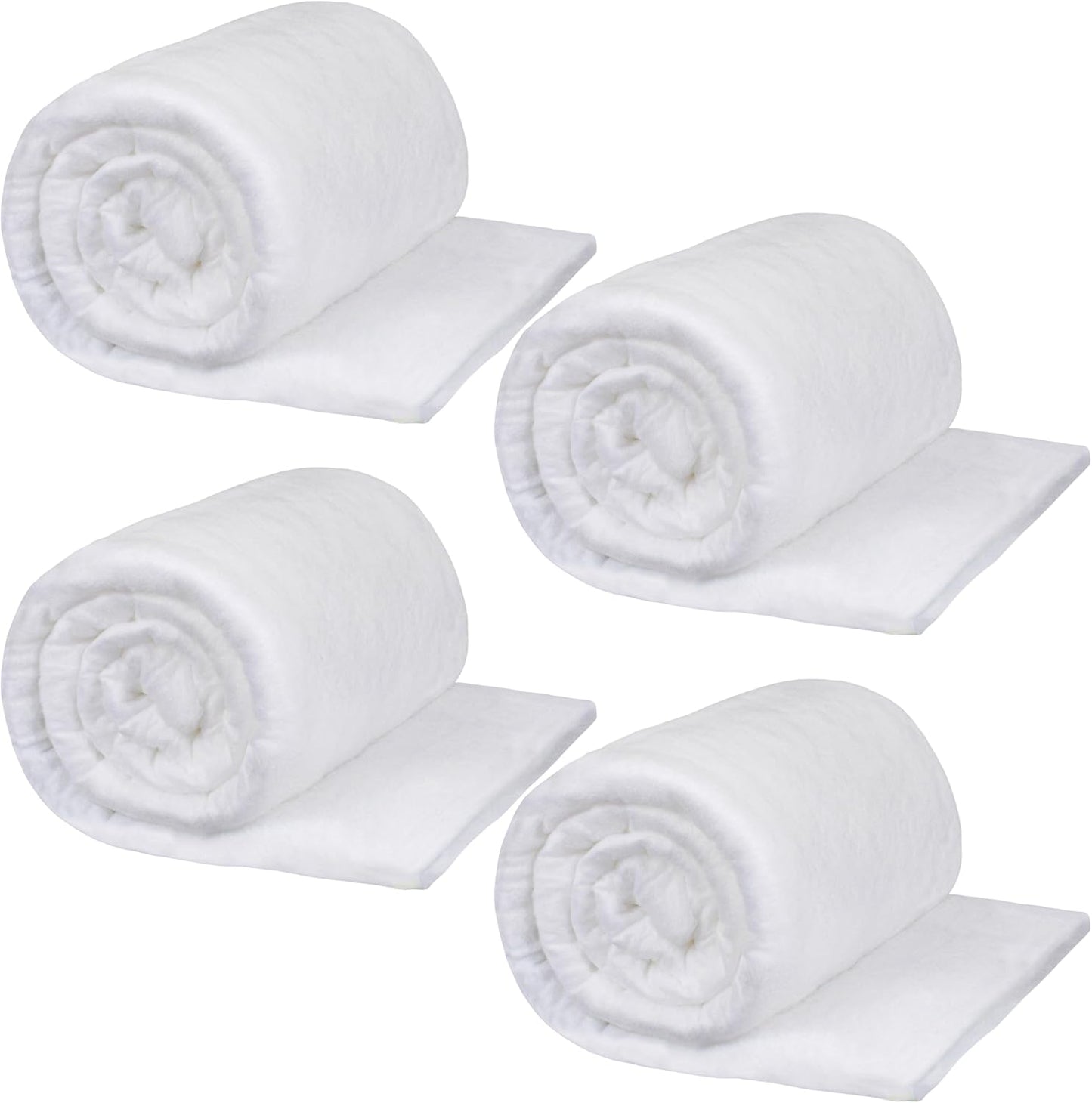 Palonu Snow Blanket - Thick Soft Fluffy Artificial Snow for Christmas Decor | 3 Rolls, 3 x 8 Ft