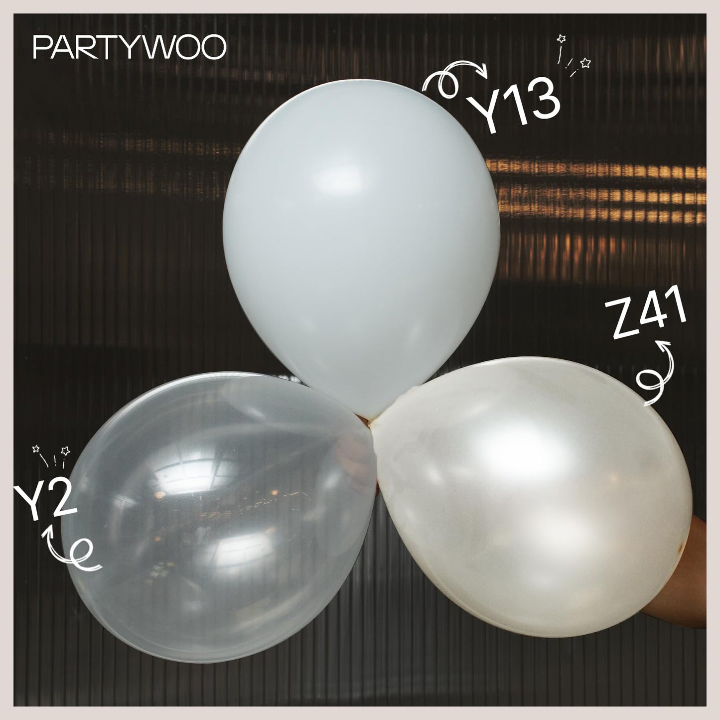 PartyWoo Clear Balloons 100pcs Different Sizes of 18 12 10 5 Inch Transparent Balloon Arch Kit for Graduation Wedding Baby Shower Bridal Shower Anniversary Birthday Party Decorations Clear-Y2