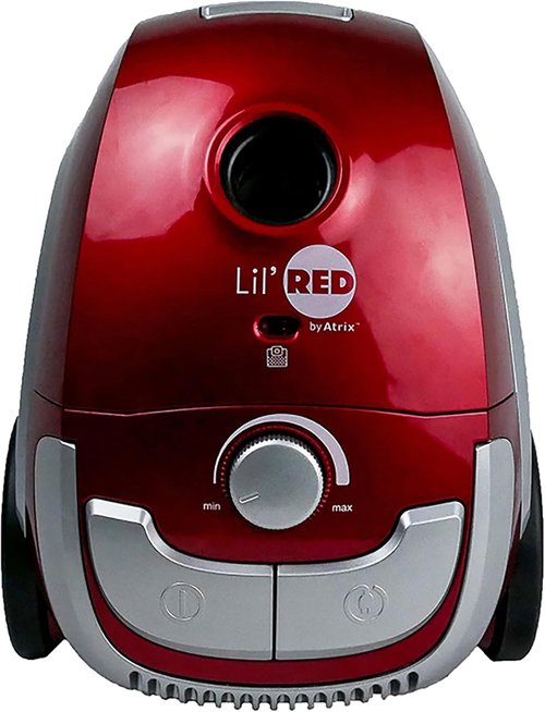 Atrix Lil Red Canister Vacuum - Portable Vacuum with 2 Quart HEPA Filter & Variable Speed Motor