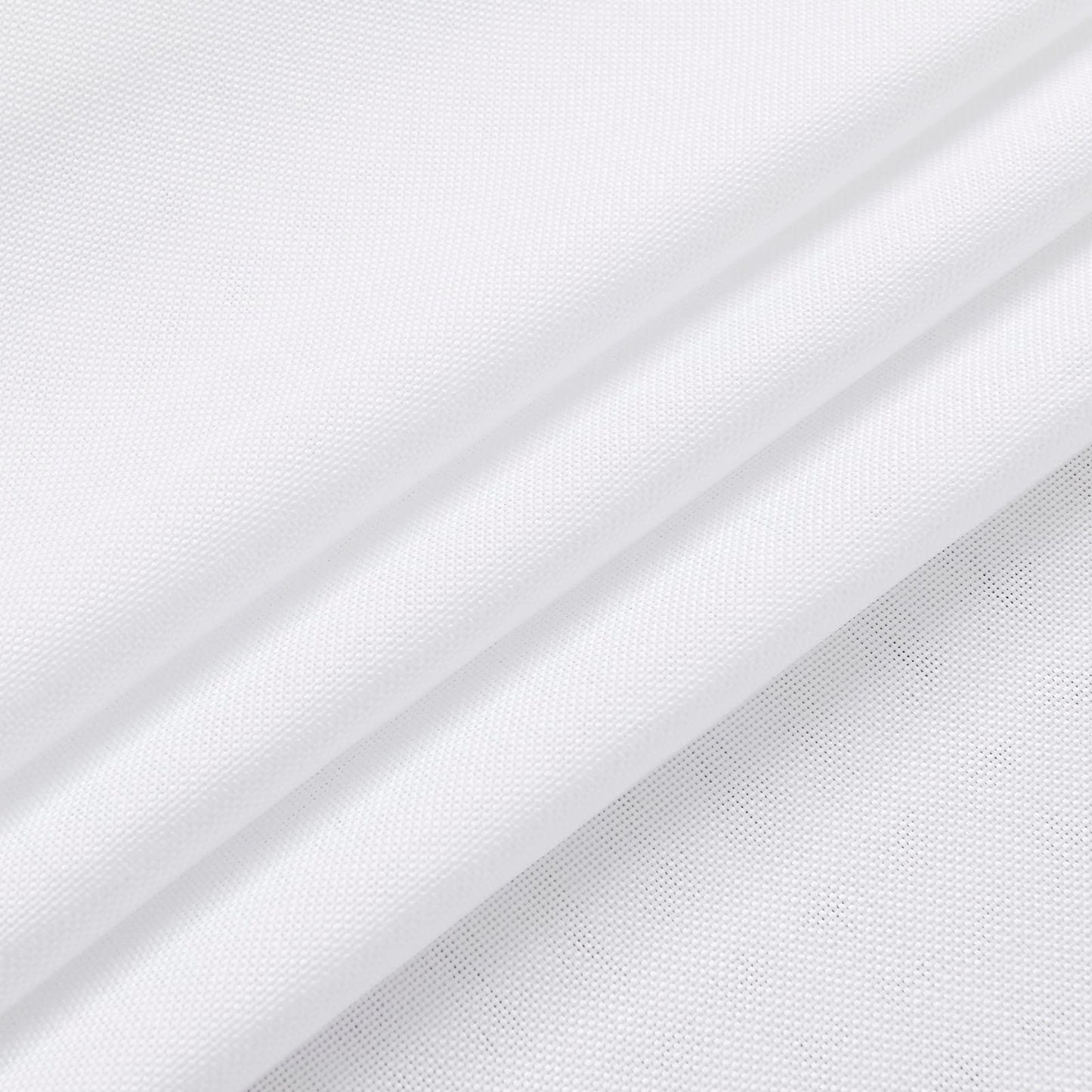 Hiasan Faux Linen Square Tablecloth - Wrinkle and Stain Resistant Washable Table Cloth for Kitchen Dining Room Holiday Table Cover for Party Dinner, White, 70 x 70 Inch