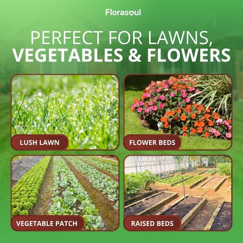 Florasoul® Clay Breaker Soil Amendment - Revitalize Heavy Clay & Compacted Soil (6.6 lbs) | Plant-Based Formula Enhances Drainage & Aeration