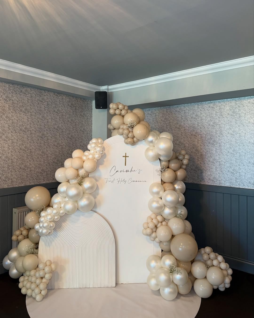 KBZVNAF Pearl White Latex Party Balloons - 50 Pack 12 inch Helium Matte White Ivory Balloons for Wedding Bridal Shower Baby Shower Birthday Party Decorations