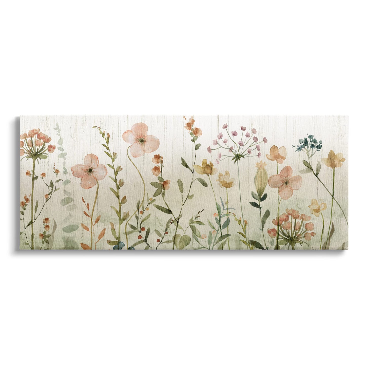 Stupell Industries Cherry Blossom & Herb Sprigs Canvas Wall Art, Design by Livi Finn