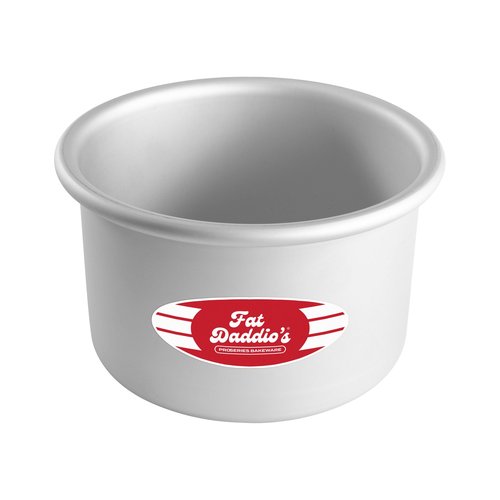 Fat Daddio's Aluminum Round Cake Pan, 4" Deep - 6"