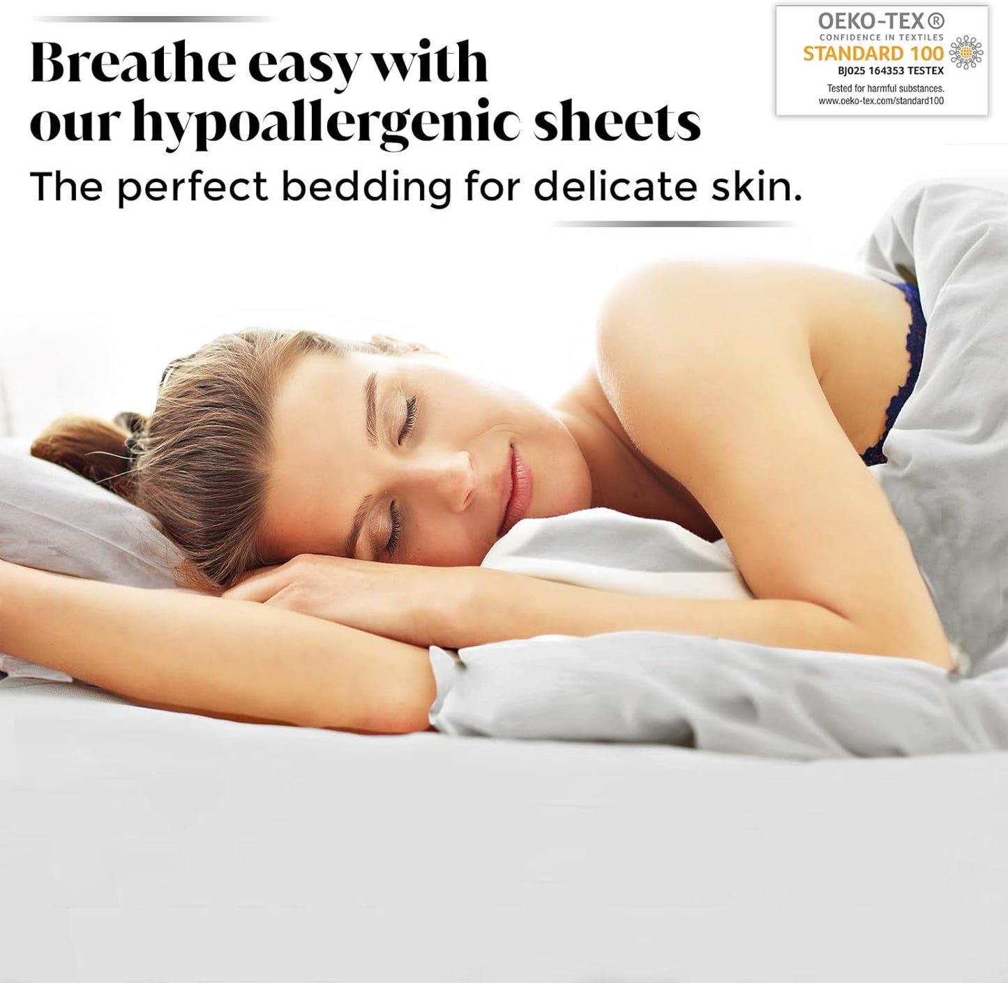 Luxury Bamboo Market King Size Bed Sheet Set - 100% Viscose Bamboo | Ultra Soft & Cooling | 17" Deep Pocket | Dove Grey