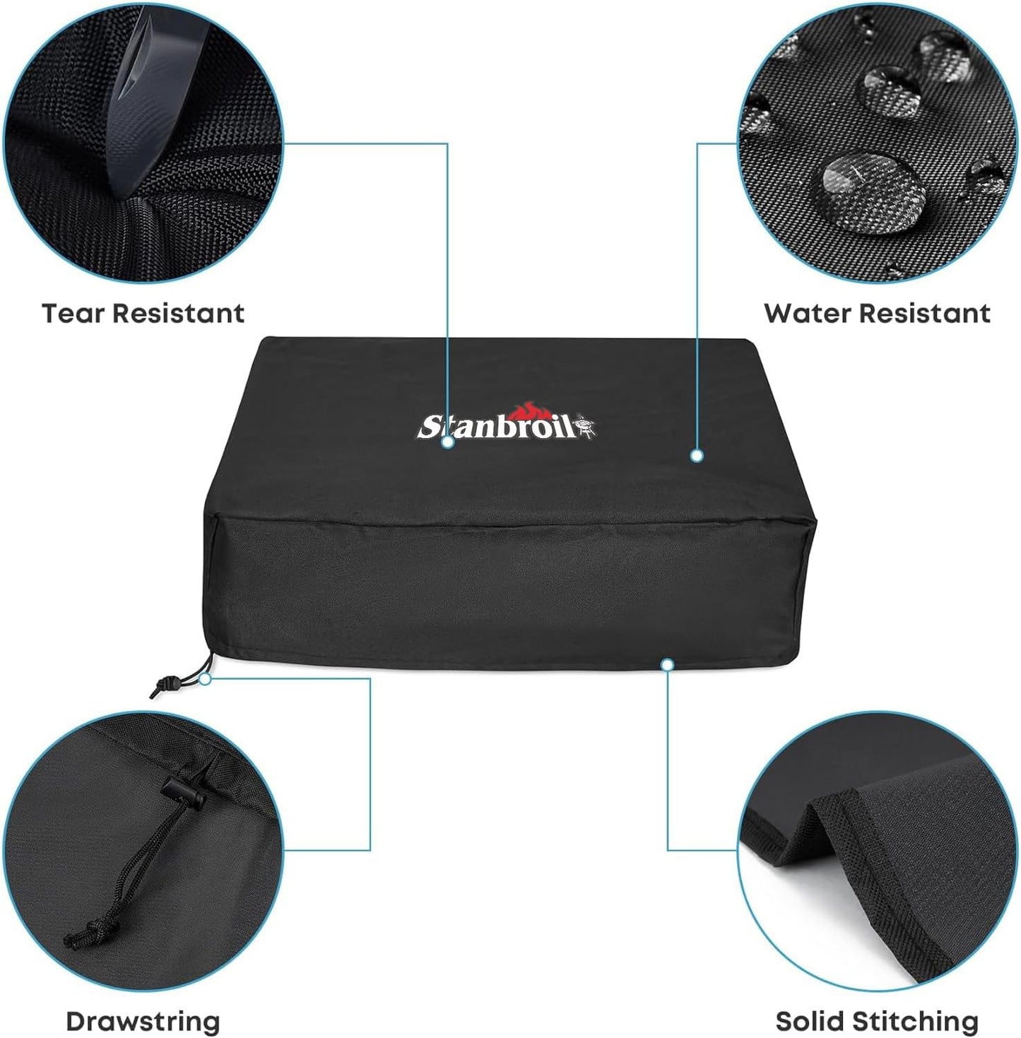Stanbroil Griddle Cover - Durable 600D Polyester for Blackstone 22”/17” Table Top Griddle