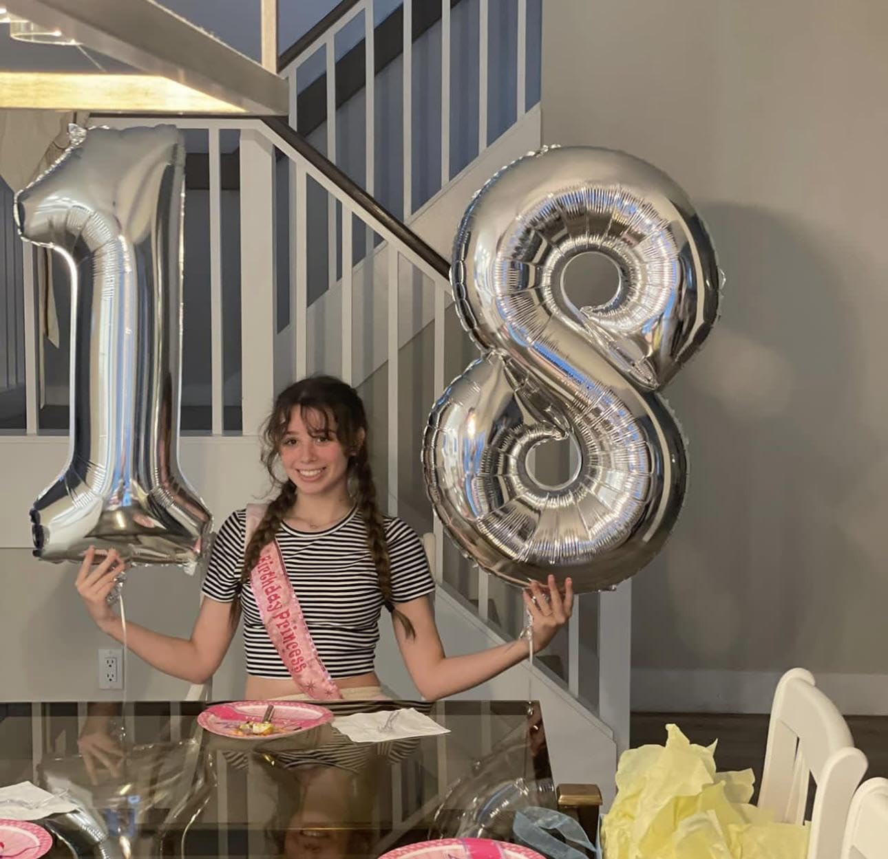 Silver Number 100 Balloon 40 inch, 100 Number Balloons, 100th Silver Birthday Decorations for Girls Boys Kids, 100 Year Old Women Men Party Supplies