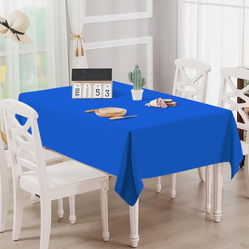 FALIZIFU 2 Pack Royal Blue Plastic Tablecloth Disposable Table Covers Blue Rectangle Tablecloth for Party Baby Shower Wedding Birthday Blue Table Cloth Disposable