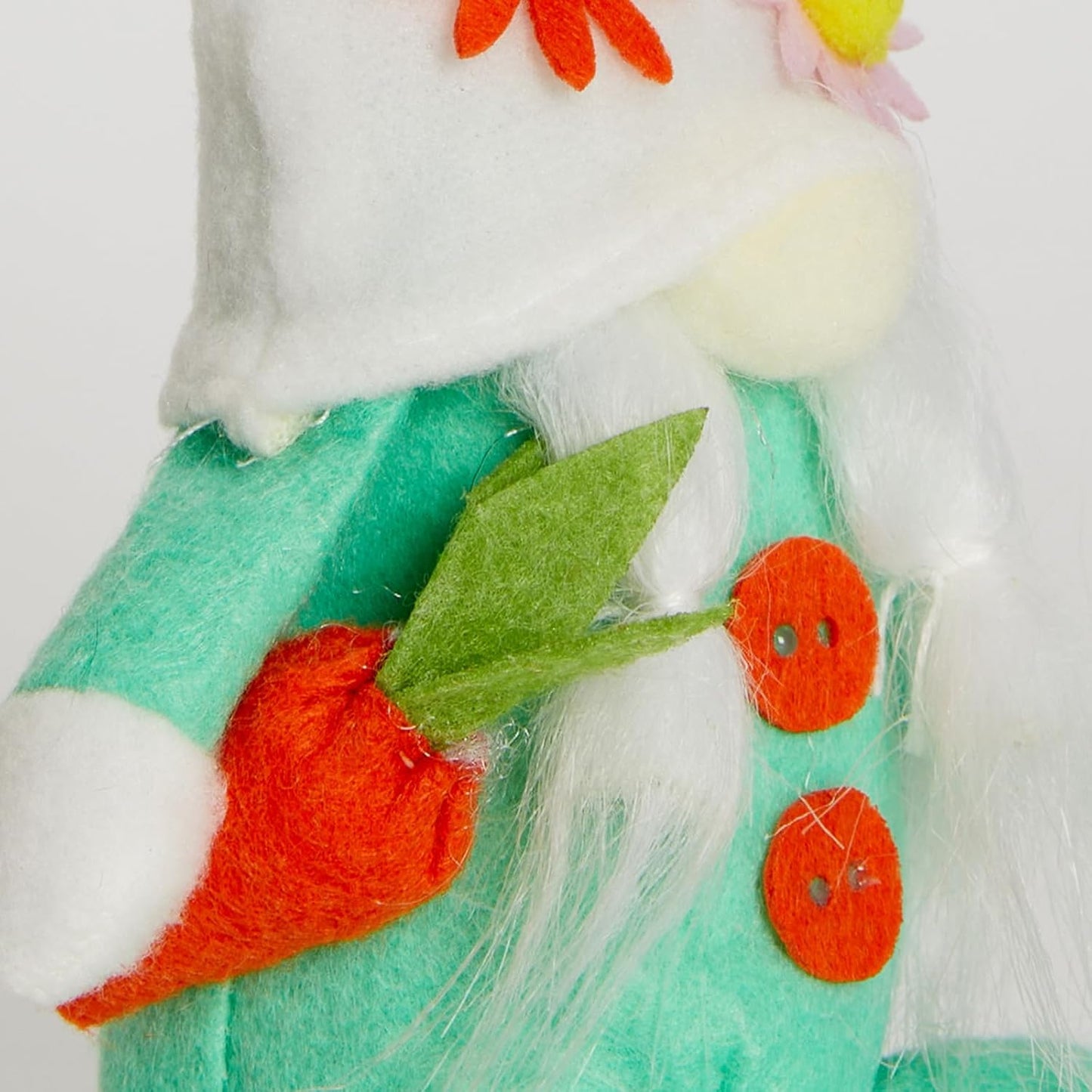WDS Wondrous Easter Decorations - 2-Pc Bunny Gnome Stuffed Dolls with Carrot & Egg | Cute Spring Home Decor