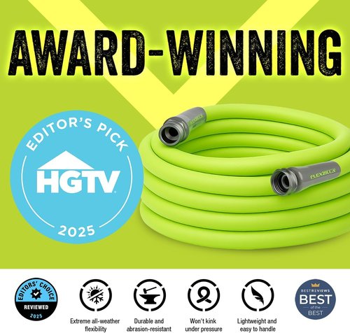 Flexzilla Garden Hose - 5/8" x 25 ft. | Lightweight, All-Weather, Durable & Flexible Design