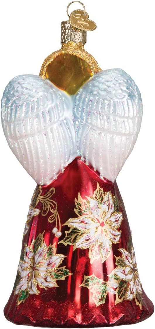 Baby Angel Glass Blown Ornament - Old World Christmas Tree Decor