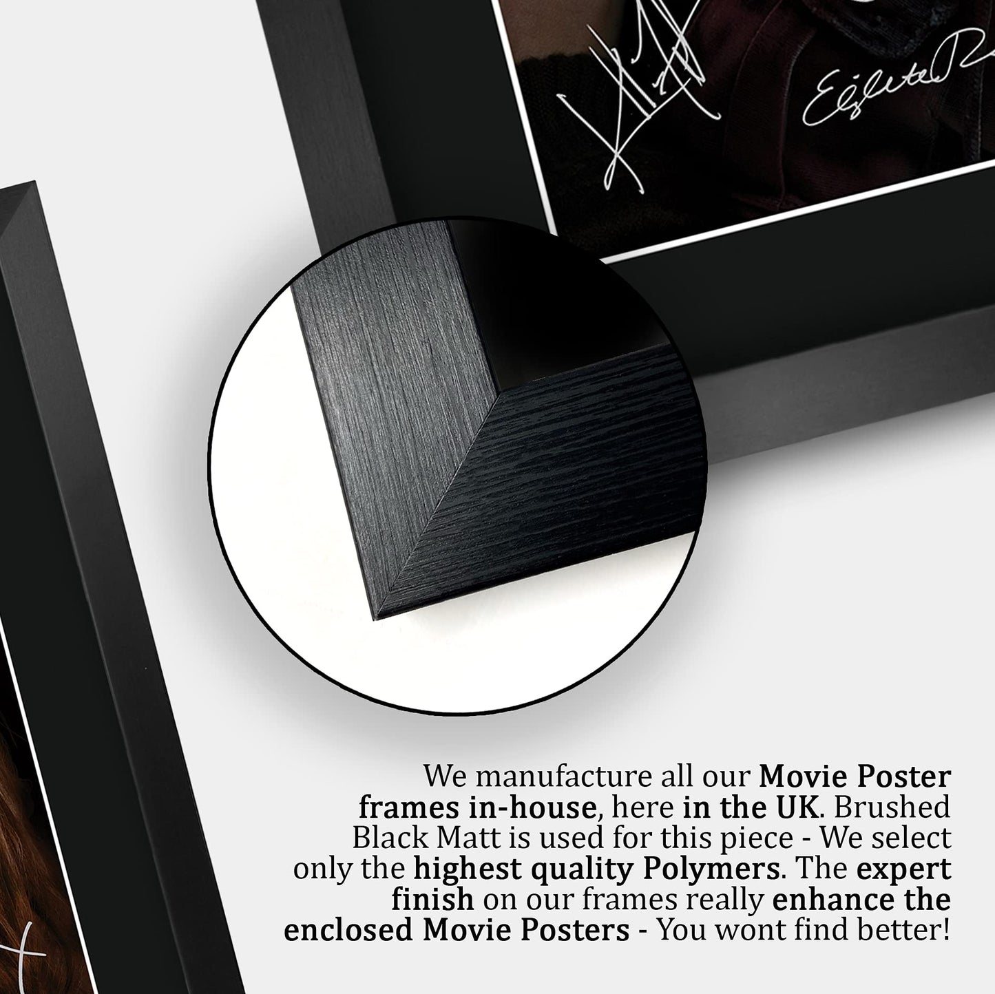 HWC Trading Twilight The Cast Kristen Stewart Robert Pattinson 16 x 12 inch Framed Gifts Printed Poster Signed Autograph Picture for Movie Memorabilia Fans - 16" x 12" Framed