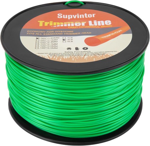 065 Trimmer Line - Commercial Grade .065 Inch Weed Wacker String | 1730ft Green Round Line