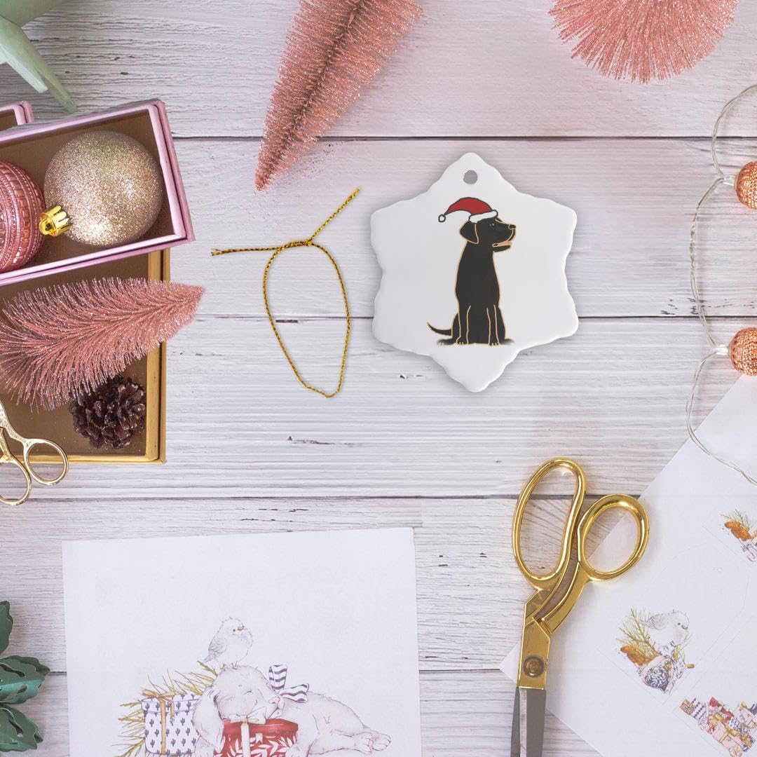 Snowflake Ornament - 3DRose Unique Holiday Decoration, Perfect Gift