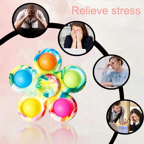 Fidget Spinner Bulk 32PCS, Sensory Toys for Kids and Adults, Stress Relief for ADHD and Autism, Perfect Birthday and Christmas Goodie Bag Stuffers, Classroom Prizes for Students