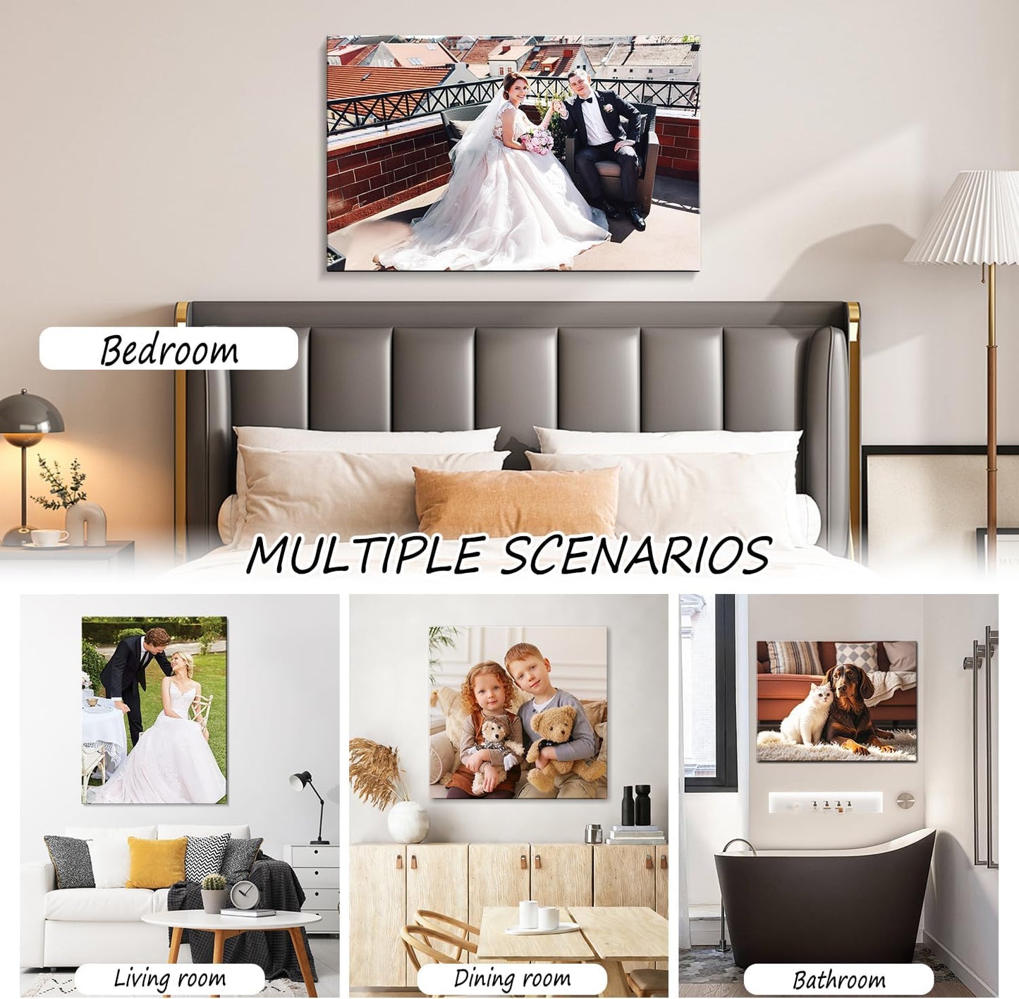Karani Custom Canvas Prints - Personalized Wall Art for Home Decor | Unique Gifts for Weddings & Birthdays, 8x10 Size