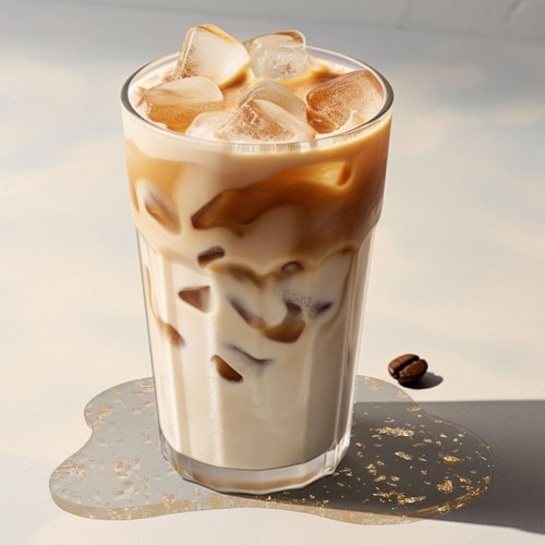 Hitefu Acrylic Cloud Shape Coasters, Clear Transparent Drink Mats for Coffee Cups, Tabletop Protection & Bar Decor (Gold)