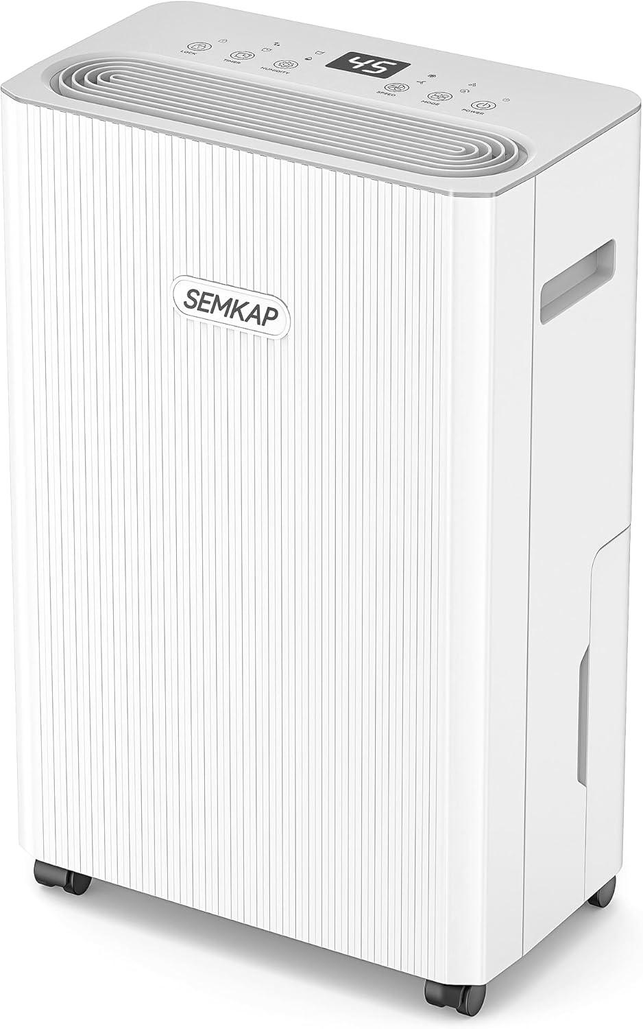 SEMKAP 2500 Sq.Ft Dehumidifier - 32 Pints for Home, Large Rooms & Basements | Low Noise & Smart Control