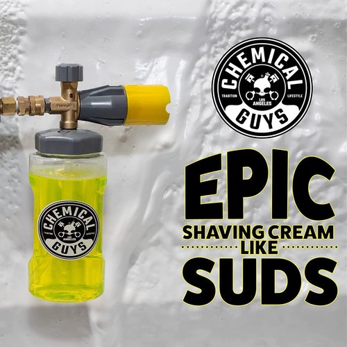 Chemical Guys Big Mouth Max Release Foam Cannon | Blueberry Snow Foam Car Wash Soap - 64 fl oz for Cars, Trucks, SUVs, RVs & Boats